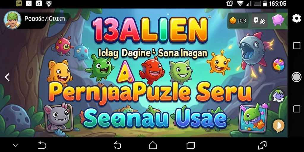 Tampilan gameplay Puzzle seru di 138ALIEN yang memikat.