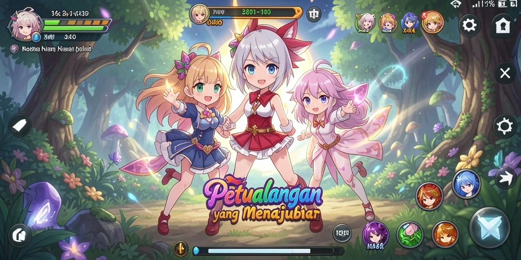 Gameplay Anime menakjubkan dalam 3446 dengan grafik memukau.