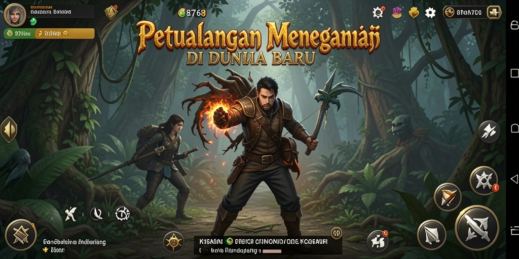 Tampilan gameplay menakjubkan dari 8768 yang penuh petualangan.