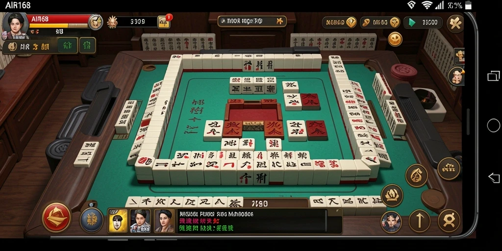 Gameplay Mahjong yang memukau dan seru di AIR168.