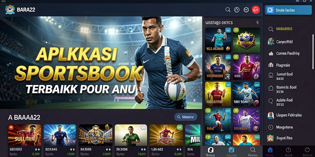 Tampilan gameplay BARA22 yang menarik dan interaktif.