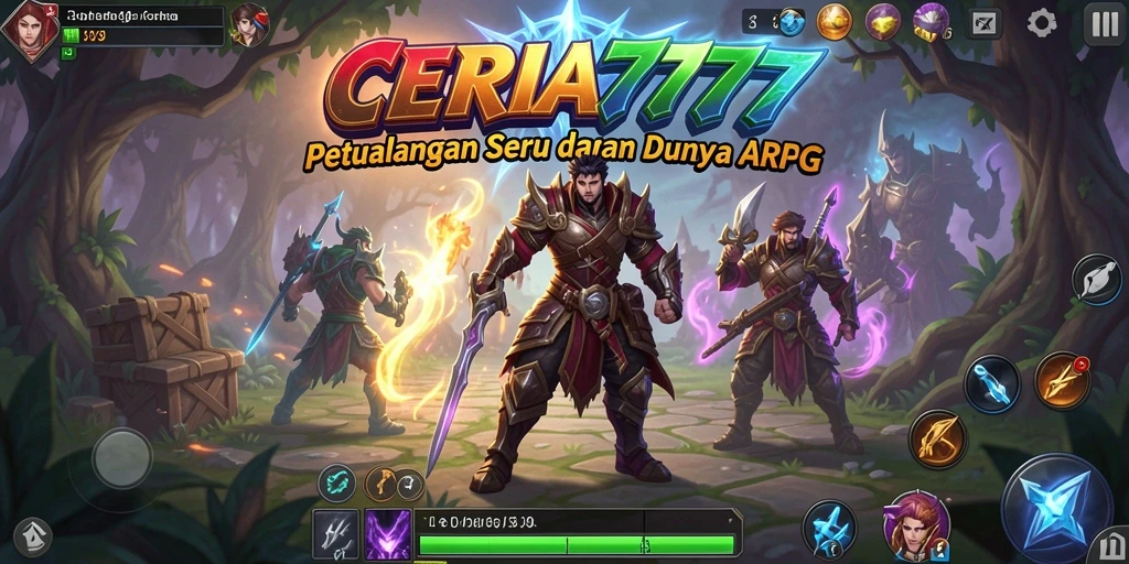 Tampilan gameplay CERIA777 yang menarik dan penuh aksi.
