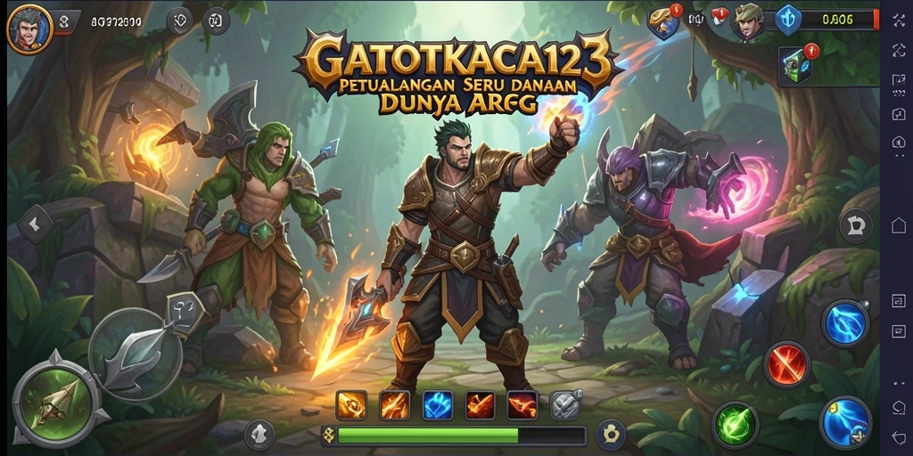Tampilan menawan dari gameplay GATOTKACA123 yang menantang.