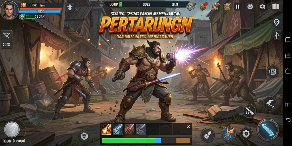 Tangkapan layar mendemonstrasikan pertempuran strategis yang menegangkan di IDRRP.