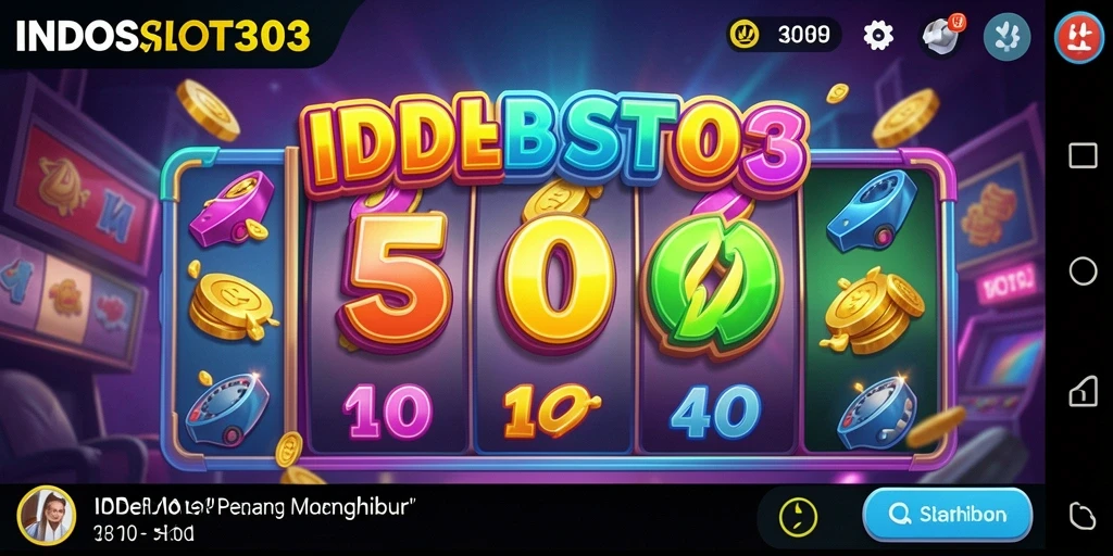 Tampilan gameplay INDOSLOT303 yang menarik dan penuh warna.