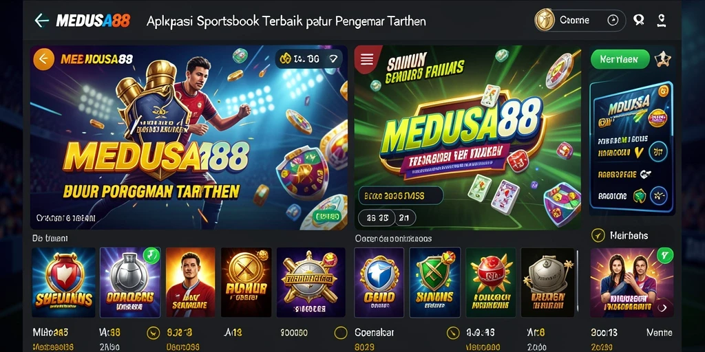 Tampilan gameplay MEDUSA88 yang menegangkan dan menyenangkan.
