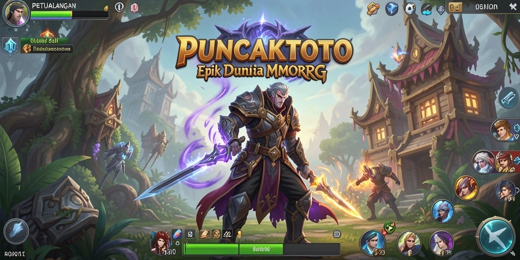 Tampilan gameplay PUNCAKTOTO yang seru dan memikat.